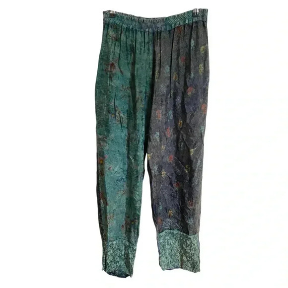 Tienda Ho Womens Boho Hippie Pants Free Size Harem Green Made In India Relaxed - Picture 1 of 7